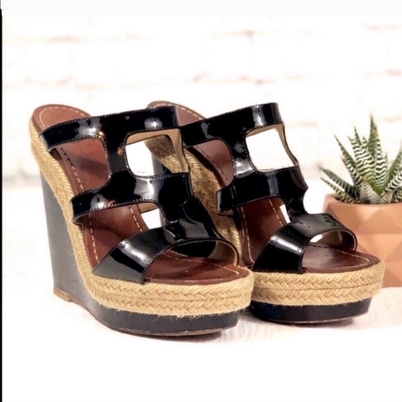 Christian Louboutin Shoes - LOUBOUTIN | Platform Wedge Sandals Espadrille EUC